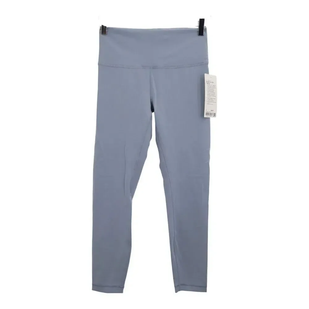 Lululemon Women’s Wunder Train HR Tight 25” Sz 8 Chambray Blue Leggings NWT